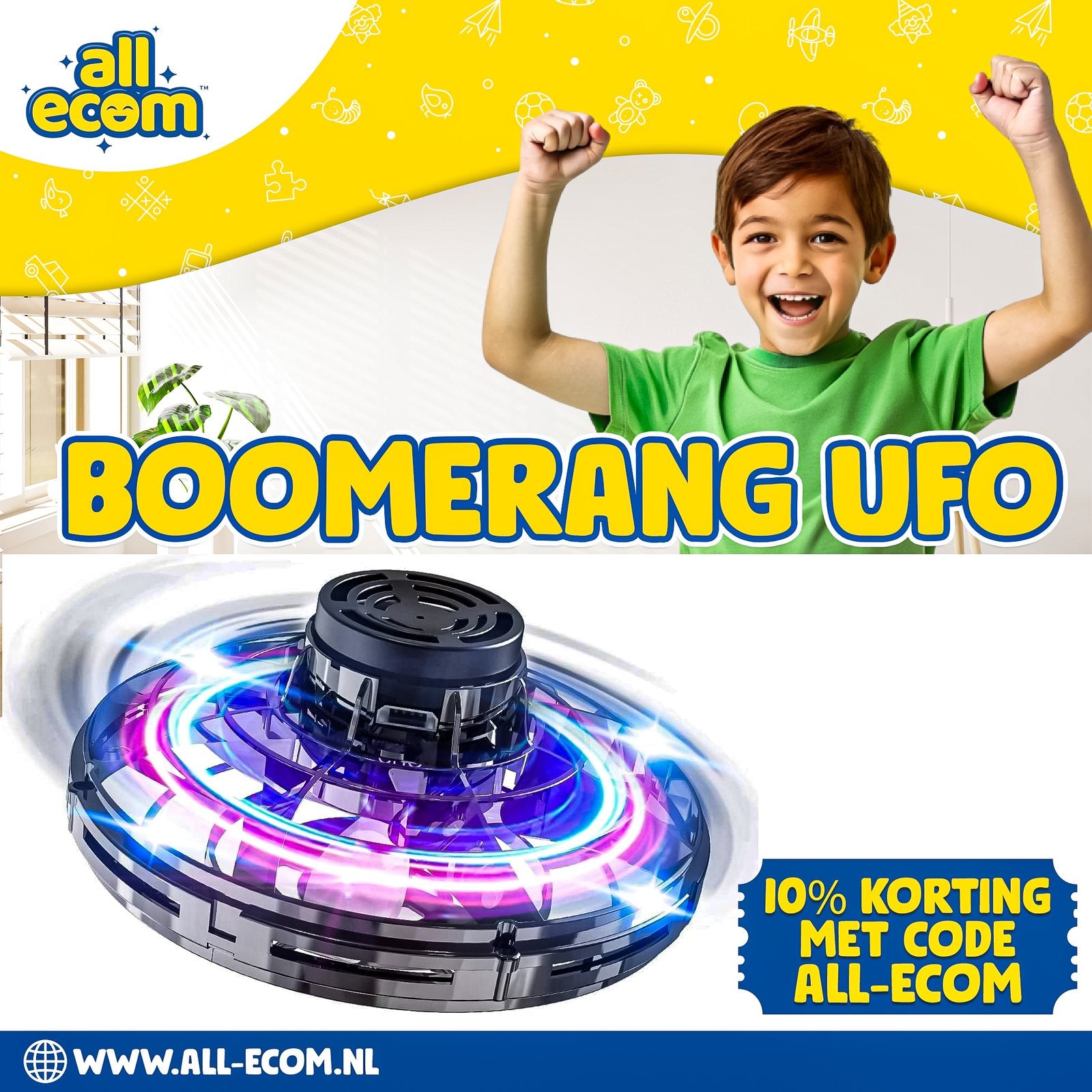 Boomerang UFO - Play4Kids.eu