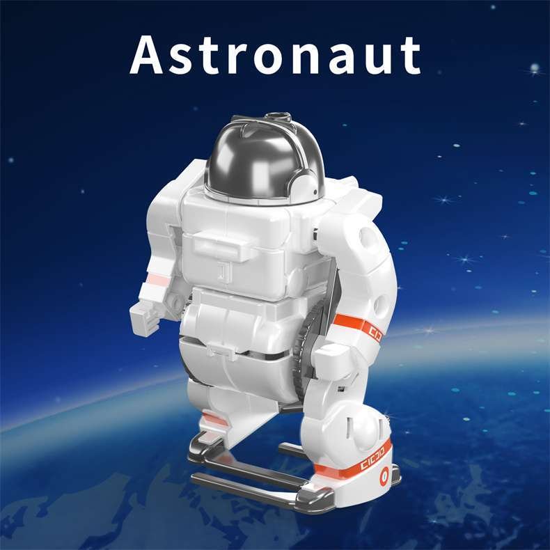 6-in-1 Solar System Space Fleet, Solar-Powered Toy - Play4Kids.eu