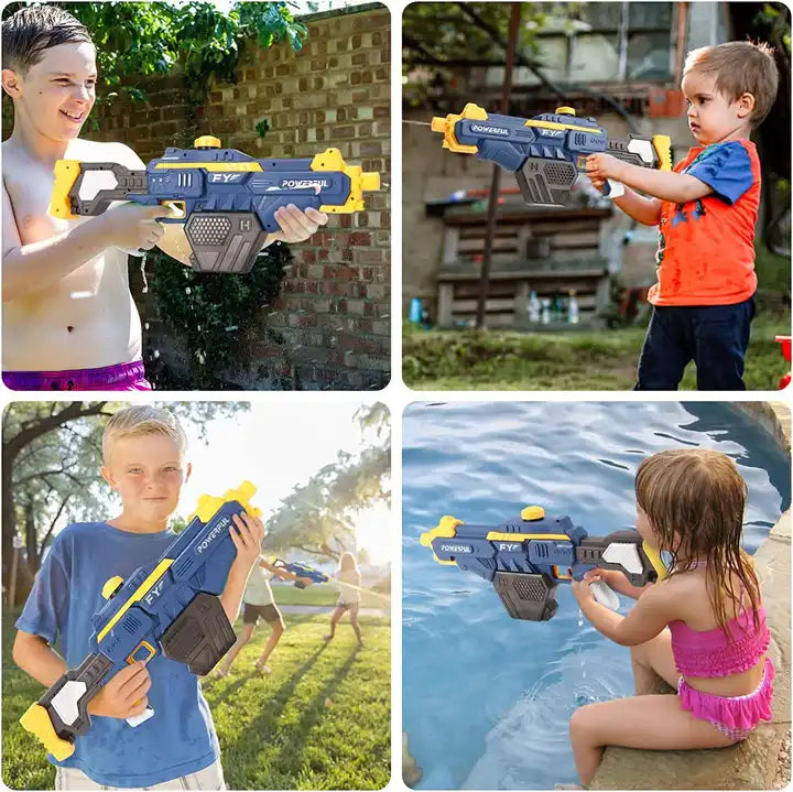 Electric Water Gun for Kids Automatic Water Machine Gun with 680ml Capacity - Play4Kids.eu