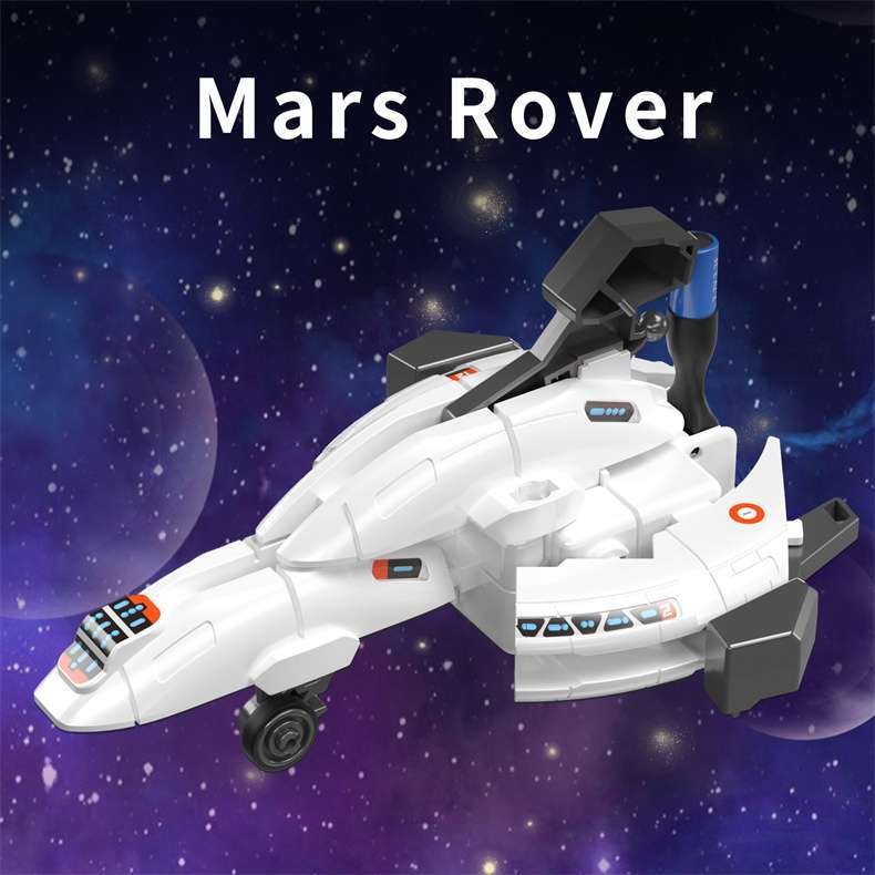 6-in-1 Solar System Space Fleet, Solar-Powered Toy - Play4Kids.eu