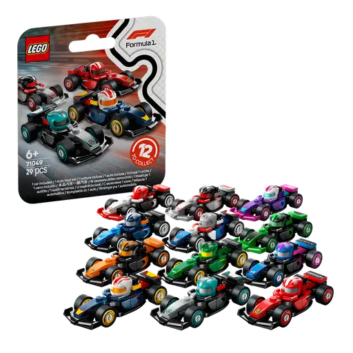 LEGO F1® verzamelbare raceauto's