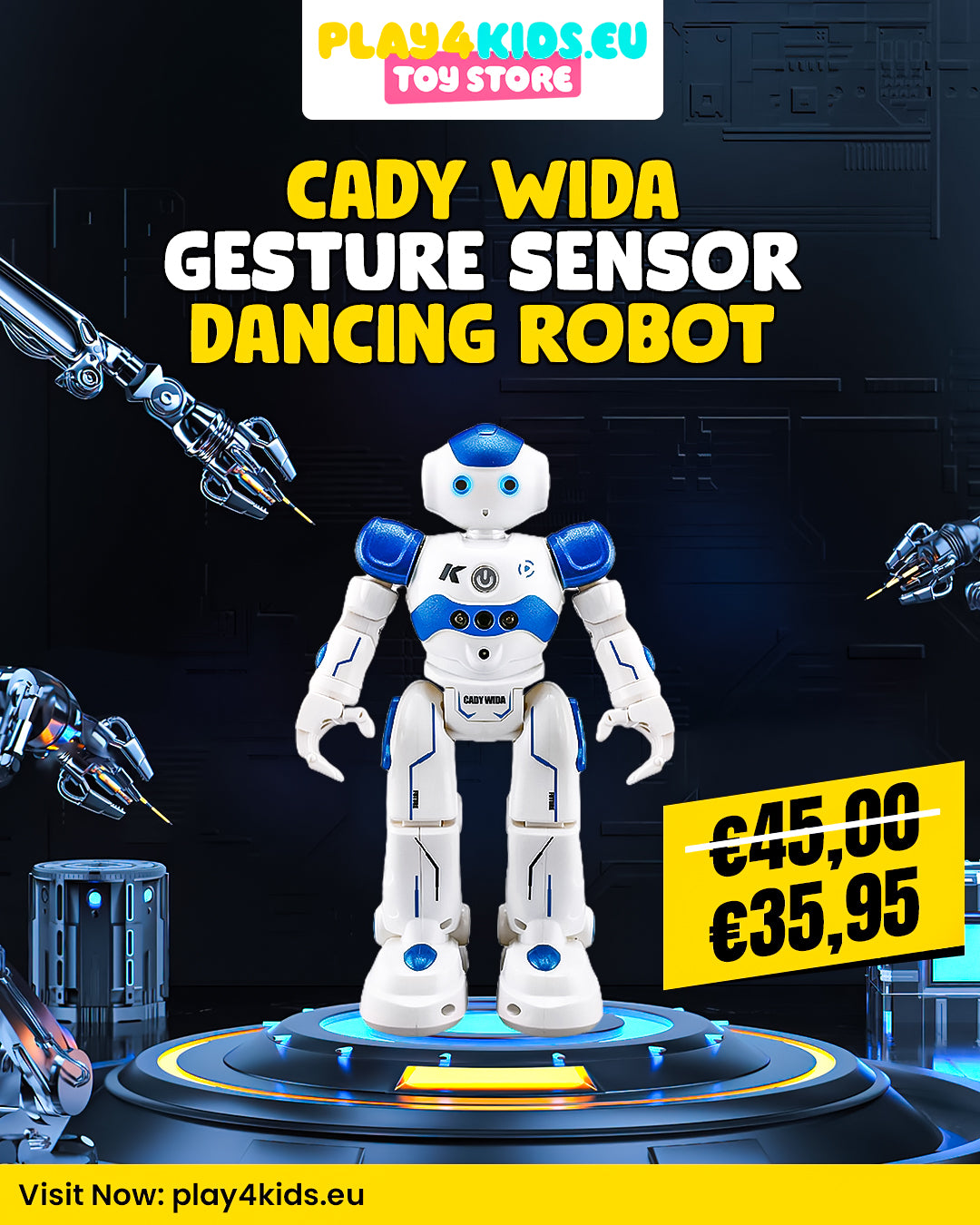 Cady Wida - Gebarenbesturing Sensor - Dansende Robot