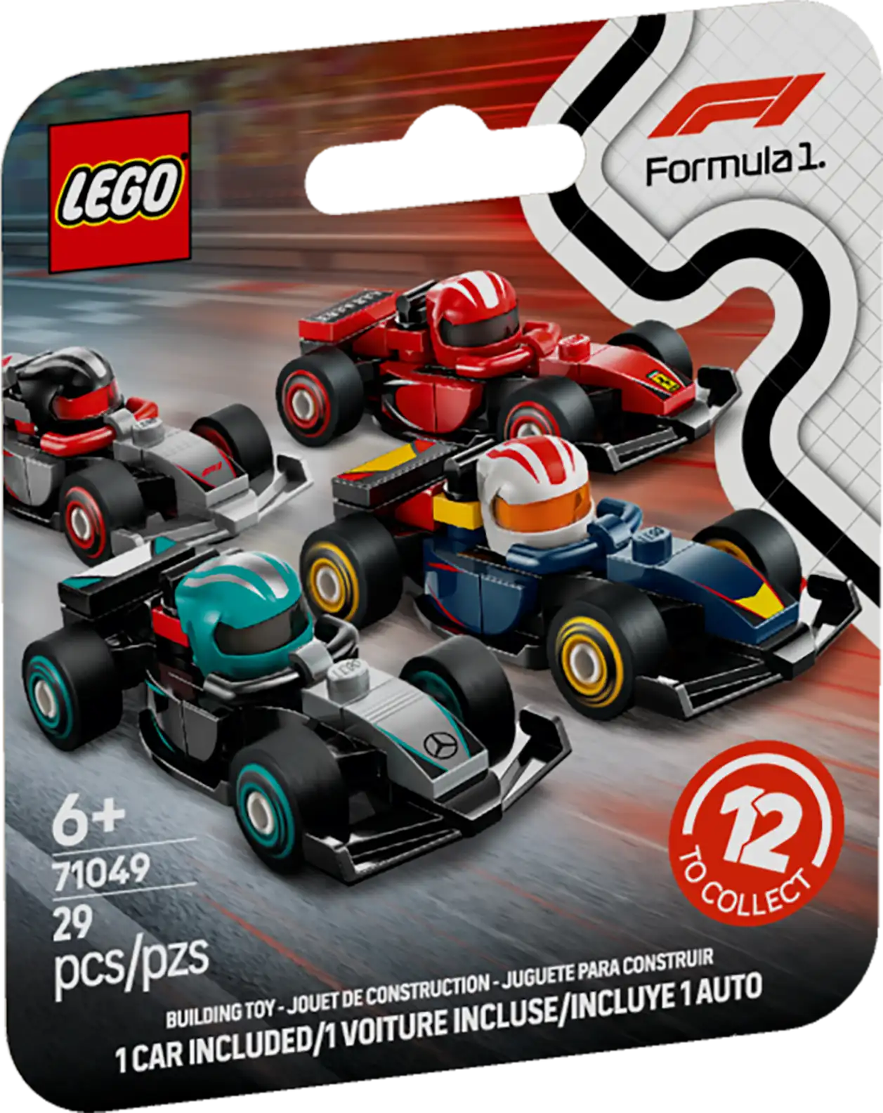 LEGO F1® verzamelbare raceauto's