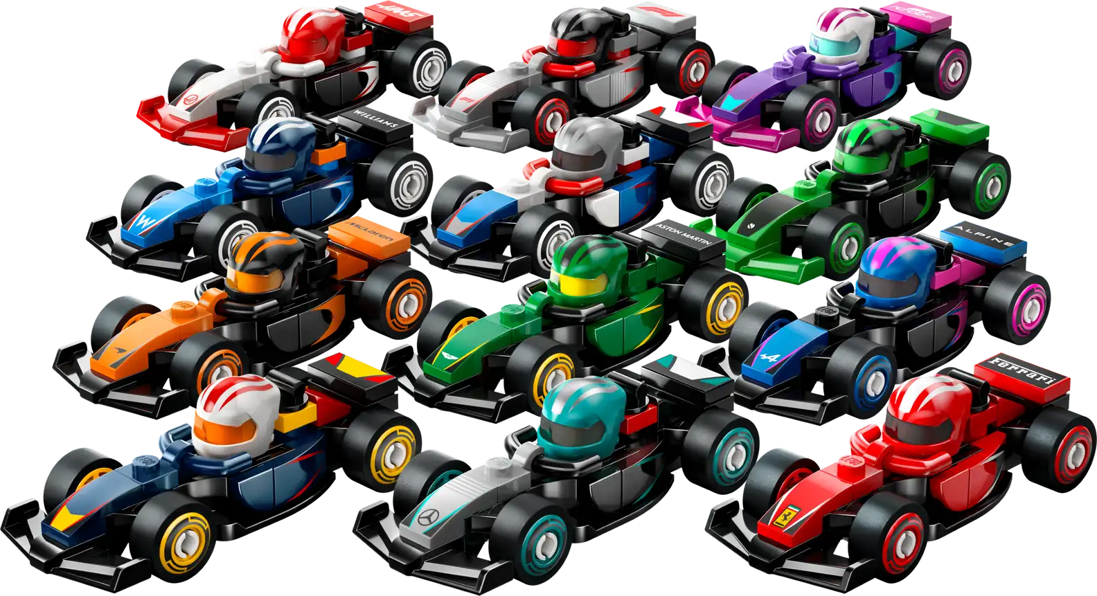 LEGO F1® verzamelbare raceauto's